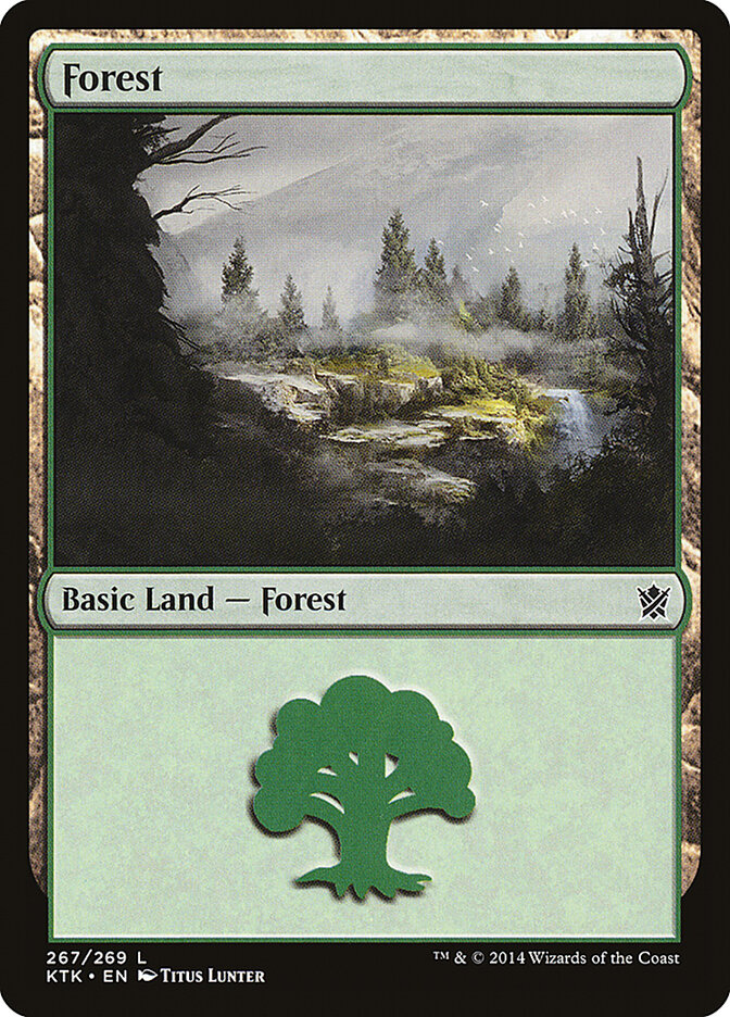 Forest (267) - Khans of Tarkir (KTK)