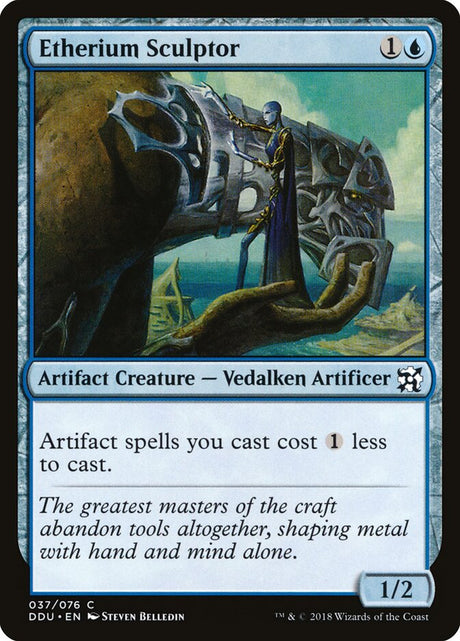 Etherium Sculptor (37) - Duel Decks: Elves vs. Inventors (DDU)