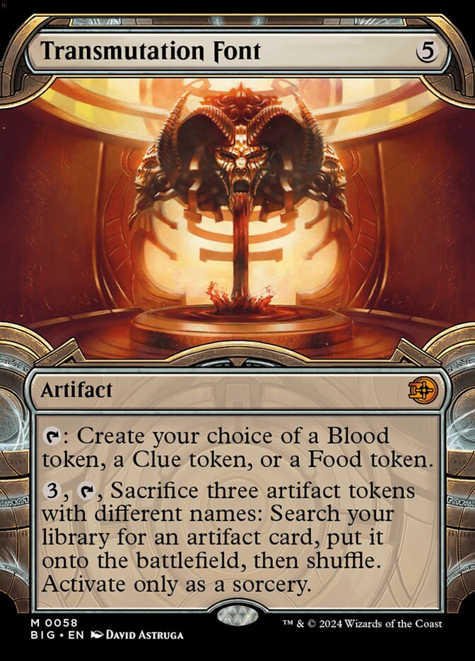 Transmutation Font - [Foil, Showcase] The Big Score (BIG)