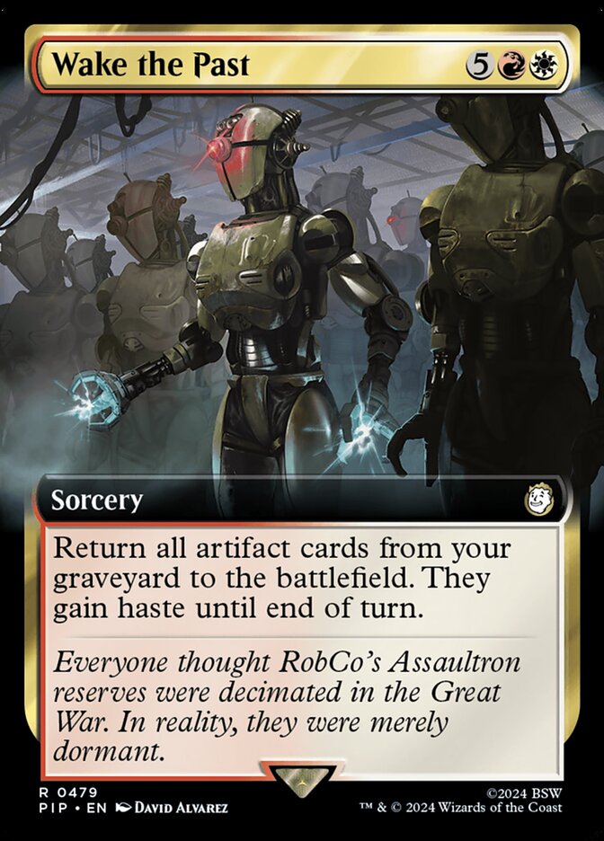 Wake the Past - [Foil, Extended Art] Fallout (PIP)