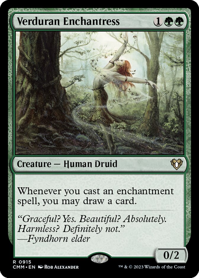 Verduran Enchantress (915) - Commander Masters (CMM)