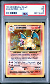 1999 Pokemon Base Set Charizard Holo PSA 7