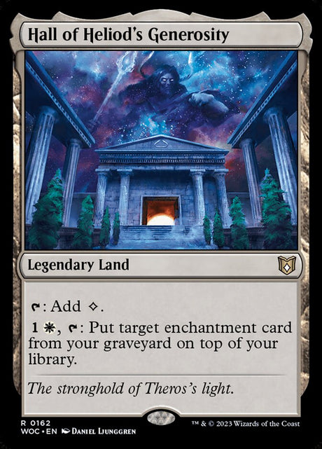 Hall of Heliod's Generosity (162) - Wilds of Eldraine Commander (WOC)