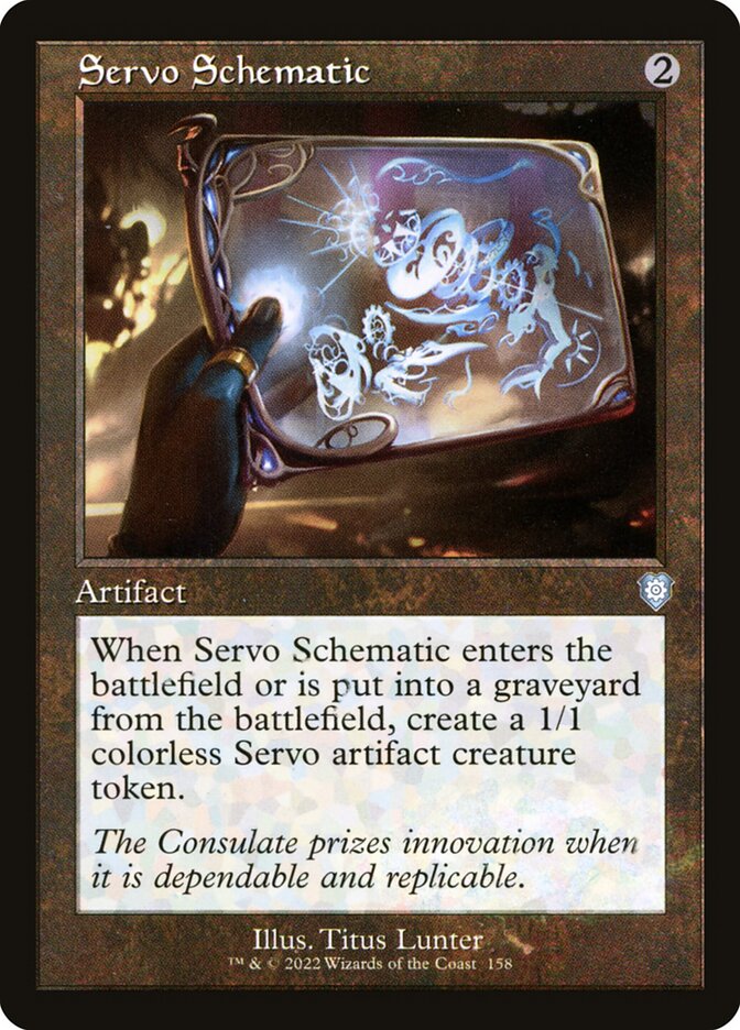 Servo Schematic (158) - The Brothers' War Commander (BRC)