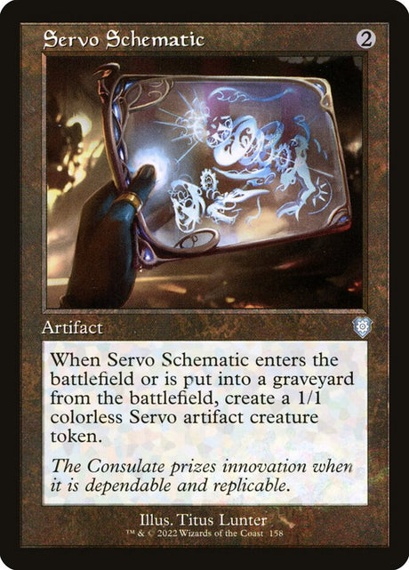 Servo Schematic (158) - The Brothers' War Commander (BRC)