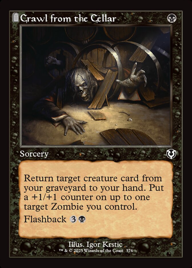 Crawl from the Cellar - [Foil, Retro Frame] Innistrad Remastered (INR)