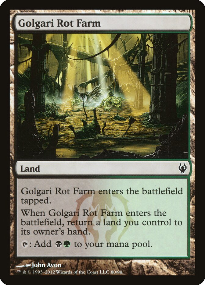 Golgari Rot Farm (80) - Duel Decks: Izzet vs. Golgari (DDJ)