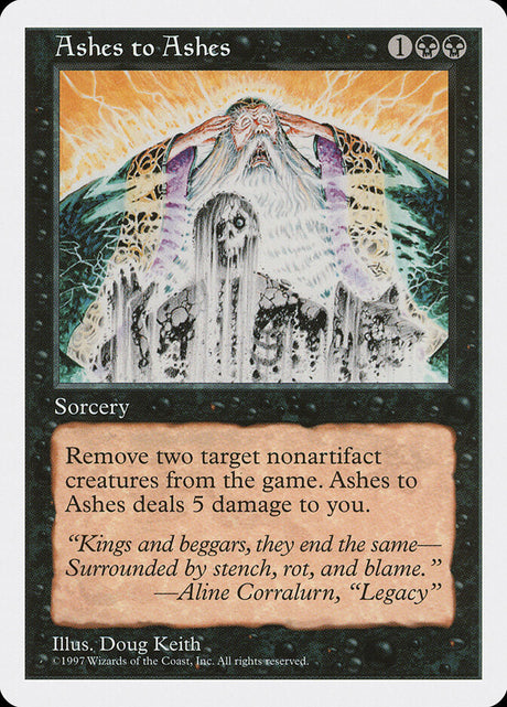 Ashes to Ashes (141) - Fifth Edition (5ED)