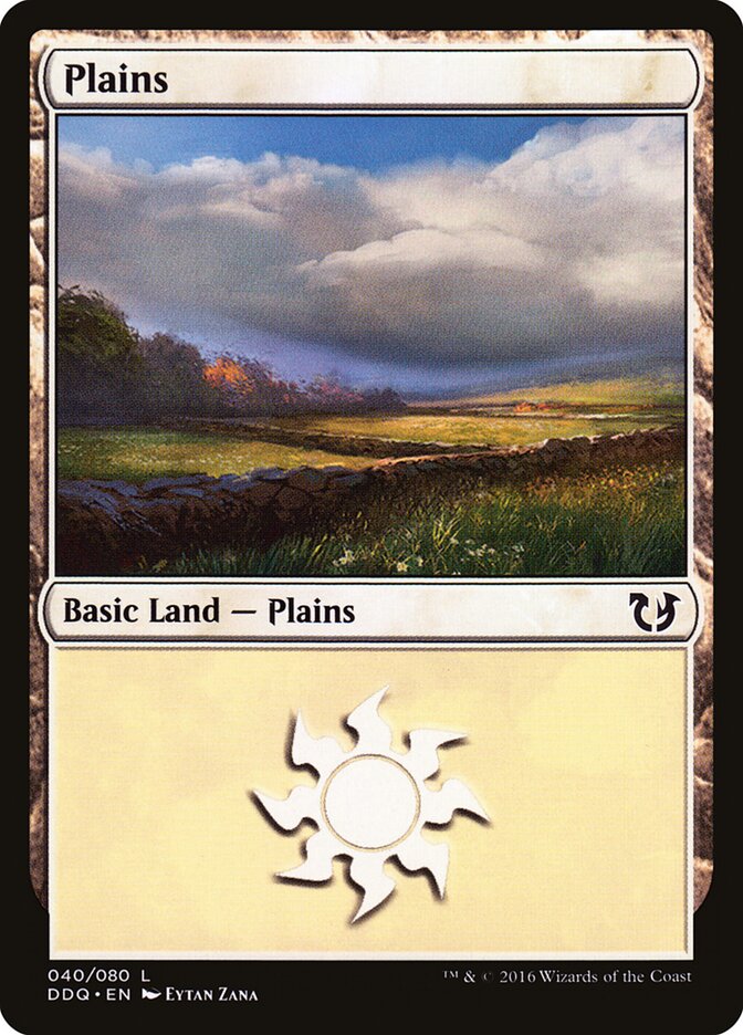 Plains (40) - Duel Decks: Blessed vs. Cursed (DDQ)
