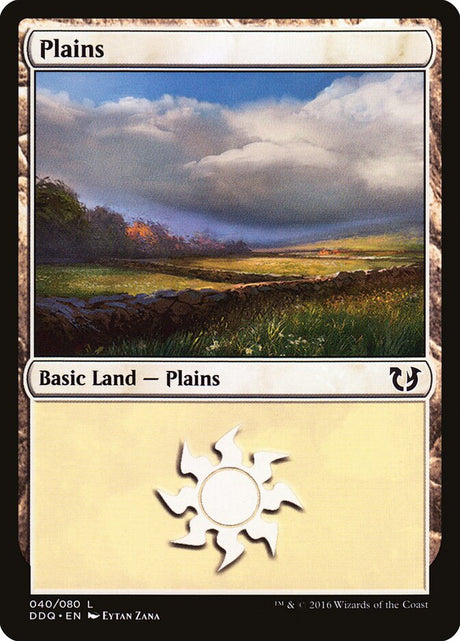 Plains (40) - Duel Decks: Blessed vs. Cursed (DDQ)