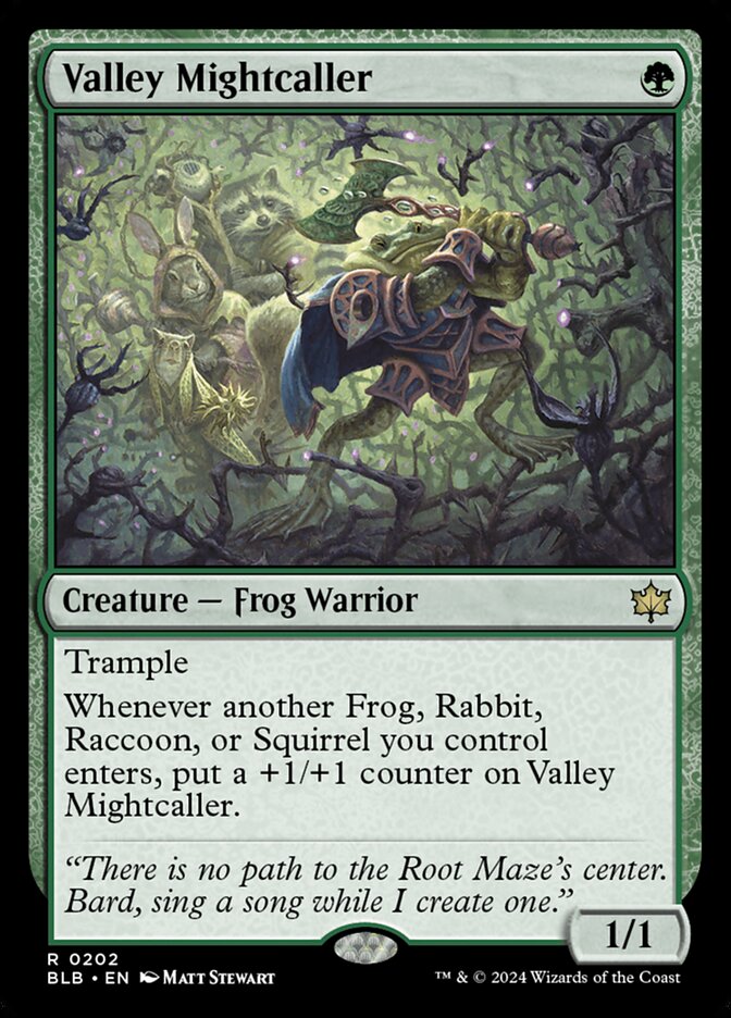 Valley Mightcaller - [Foil] Bloomburrow (BLB)