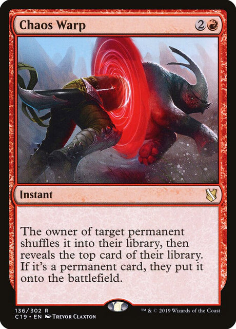 Chaos Warp (136) - Commander 2019 (C19)