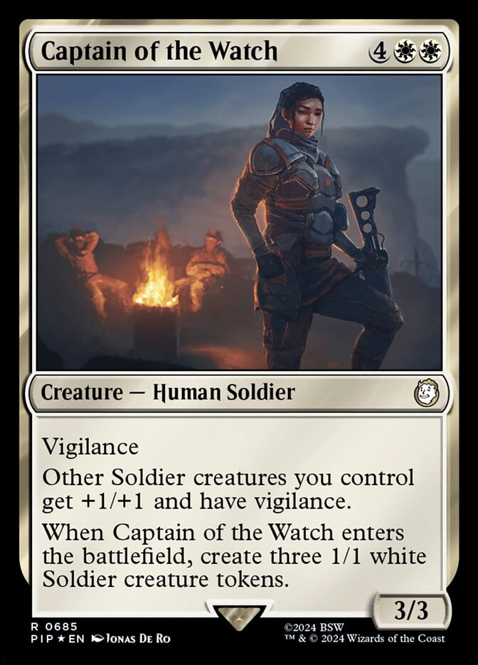Captain of the Watch - [Surge Foil] Fallout (PIP)
