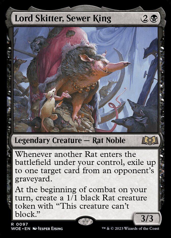 Lord Skitter, Sewer King (97) - Wilds of Eldraine (WOE)