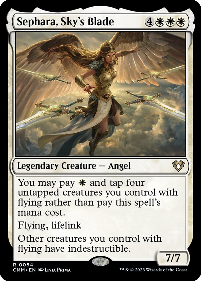 Sephara, Sky's Blade (54) - Commander Masters (CMM)