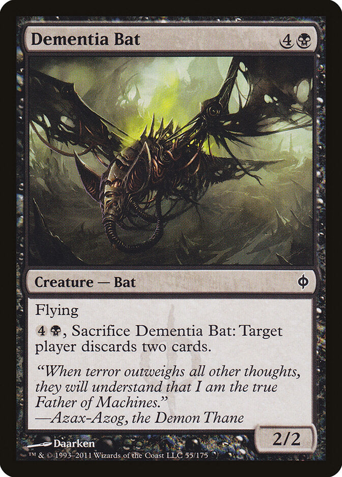 Dementia Bat (55) - New Phyrexia (NPH)