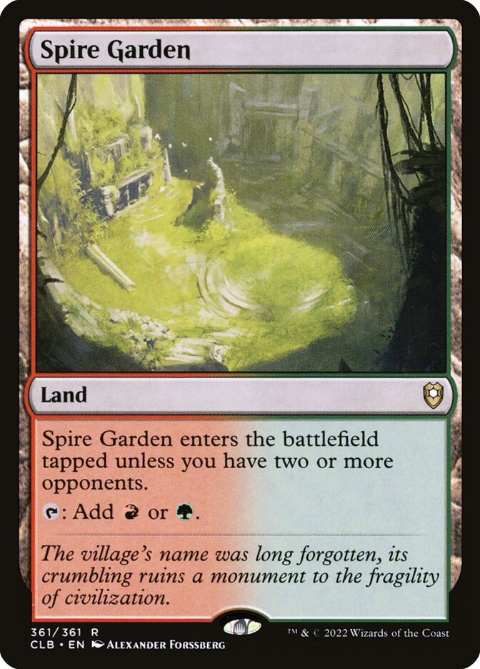Spire Garden (361) - Commander Legends: Battle for Baldur's Gate (CLB)