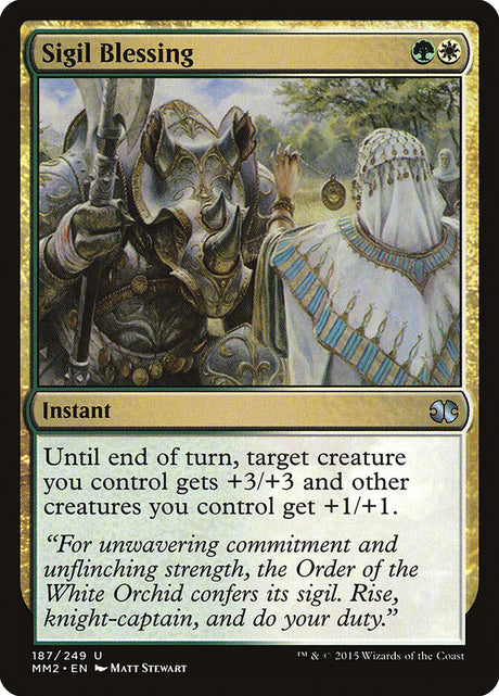 Sigil Blessing (187) - Modern Masters 2015 (MM2)