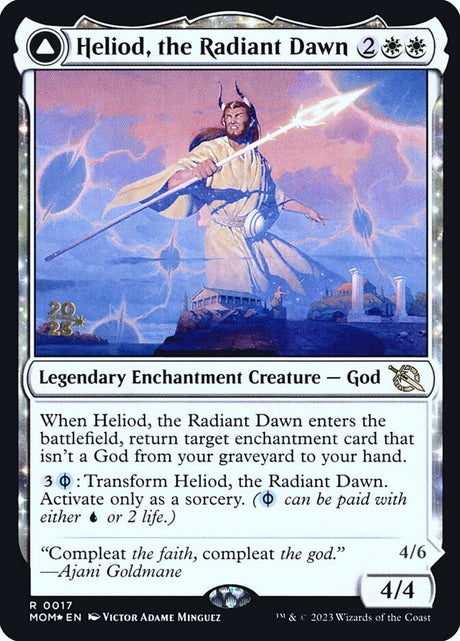 Heliod, the Radiant Dawn // Heliod, the Warped Eclipse (17s) - March of the Machine Promos (PMOM)