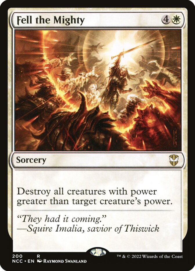 Fell the Mighty (200) - New Capenna Commander (NCC)
