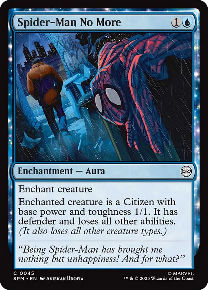 Spider-Man No More (45) - [Foil] Marvel's Spider-Man (SPM)
