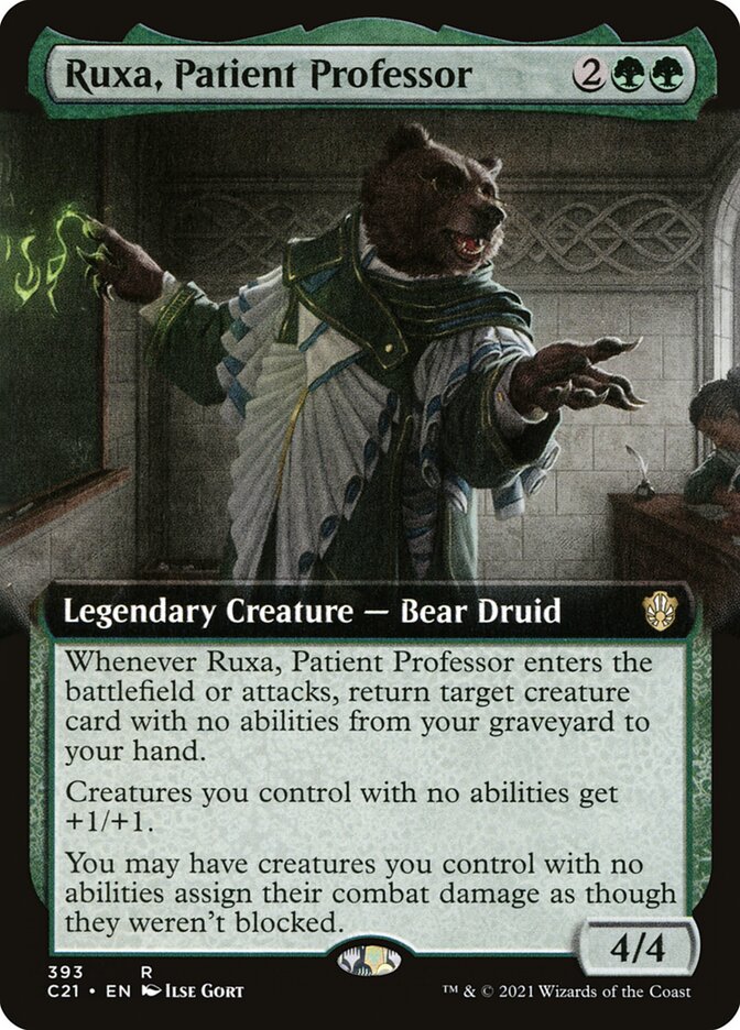 Ruxa, Patient Professor (393) - Commander 2021 (C21)