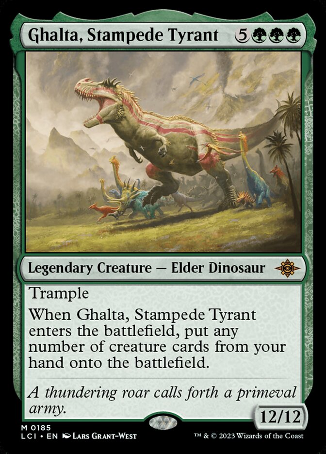 Ghalta, Stampede Tyrant (185) - The Lost Caverns of Ixalan (LCI)
