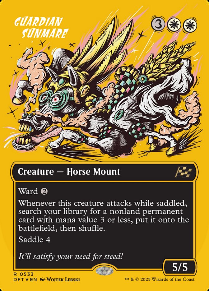 Guardian Sunmare - [First Place Foil, Borderless] Aetherdrift (DFT)