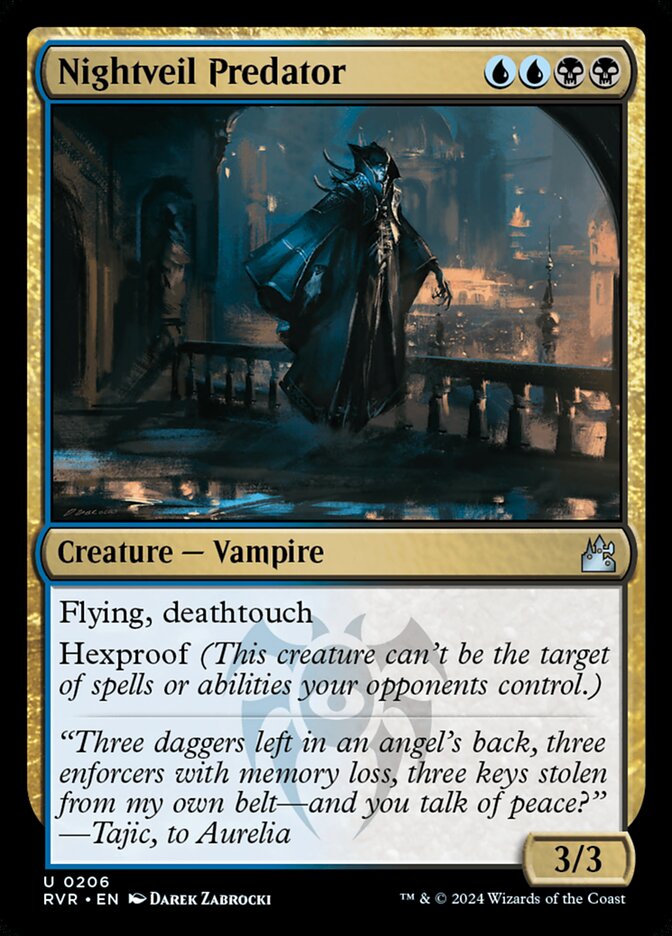 Nightveil Predator (206) - Ravnica Remastered (RVR)