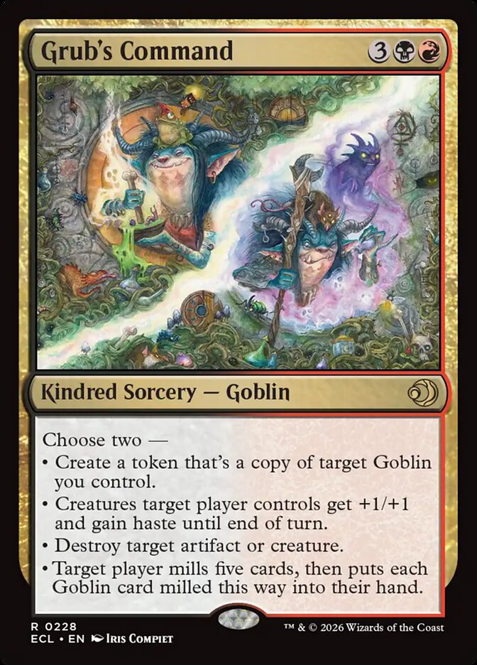 Grub's Command (228) - Lorwyn Eclipsed (ECL)