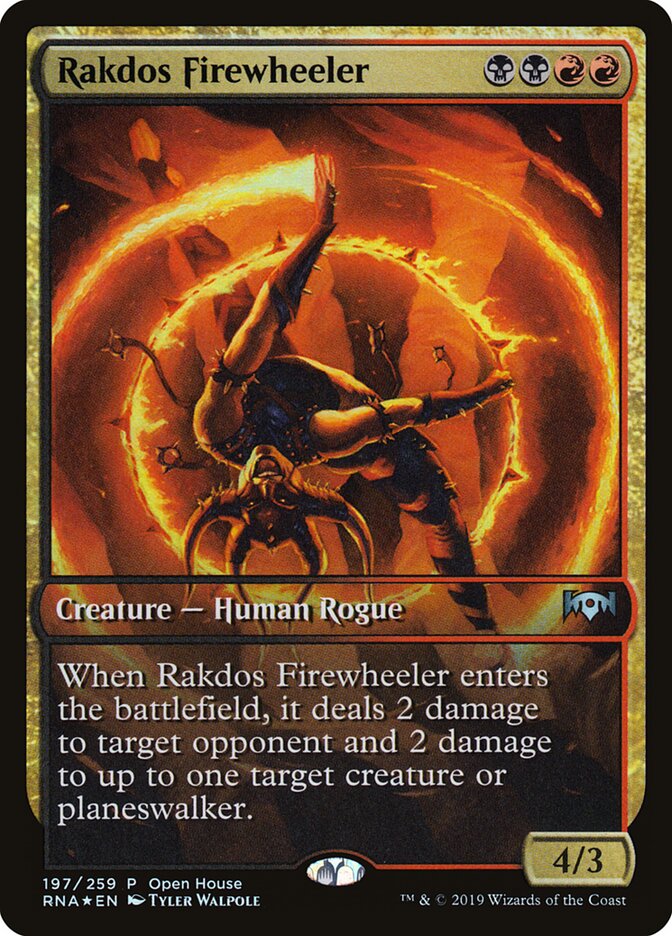 Rakdos Firewheeler (197) - Ravnica Allegiance Promos (PRNA)