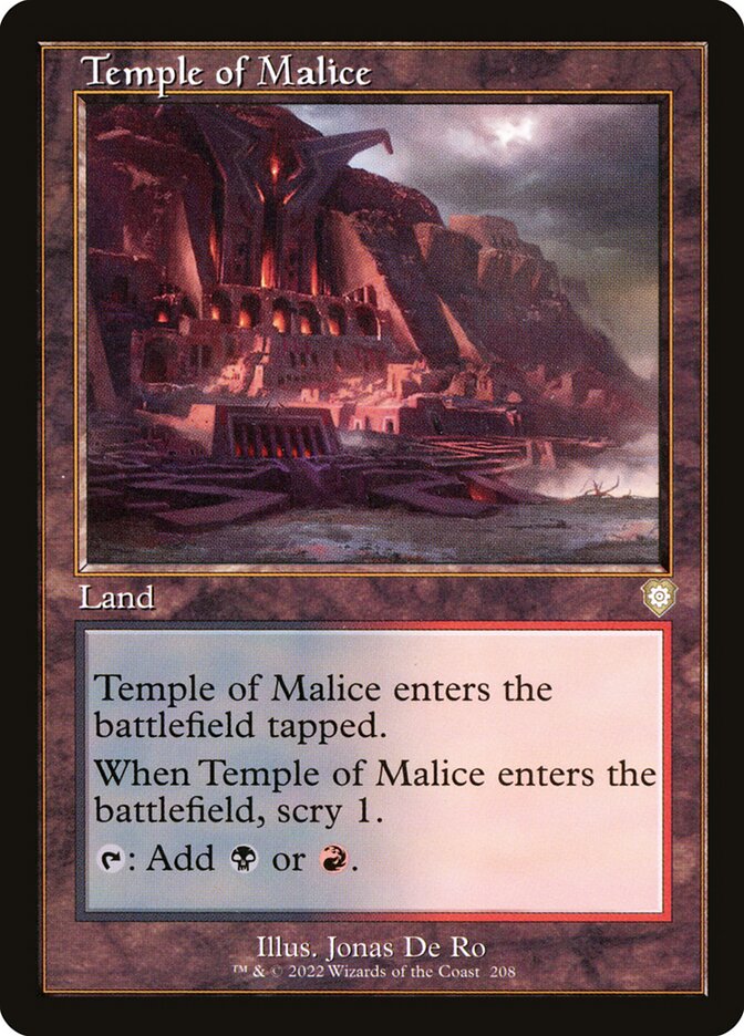 Temple of Malice (208) - The Brothers' War Commander (BRC)