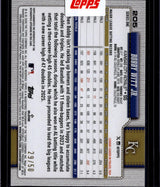 2026 Topps Bobby Witt Jr. Real One Auto Gold Foil /50