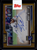 2026 Topps Bobby Witt Jr. Real One Auto Gold Foil /50