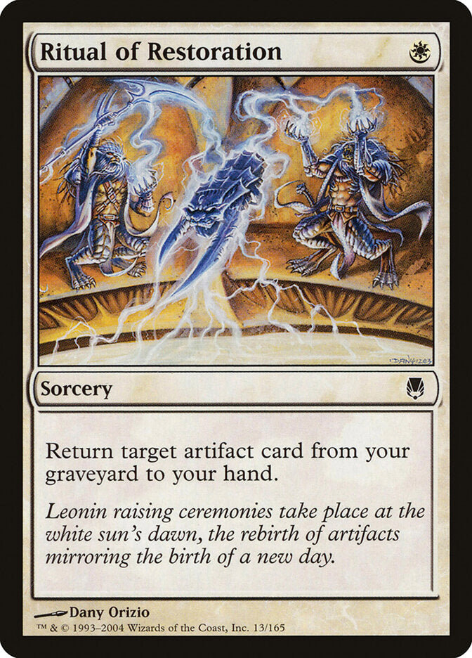 Ritual of Restoration (13) - Darksteel (DST)