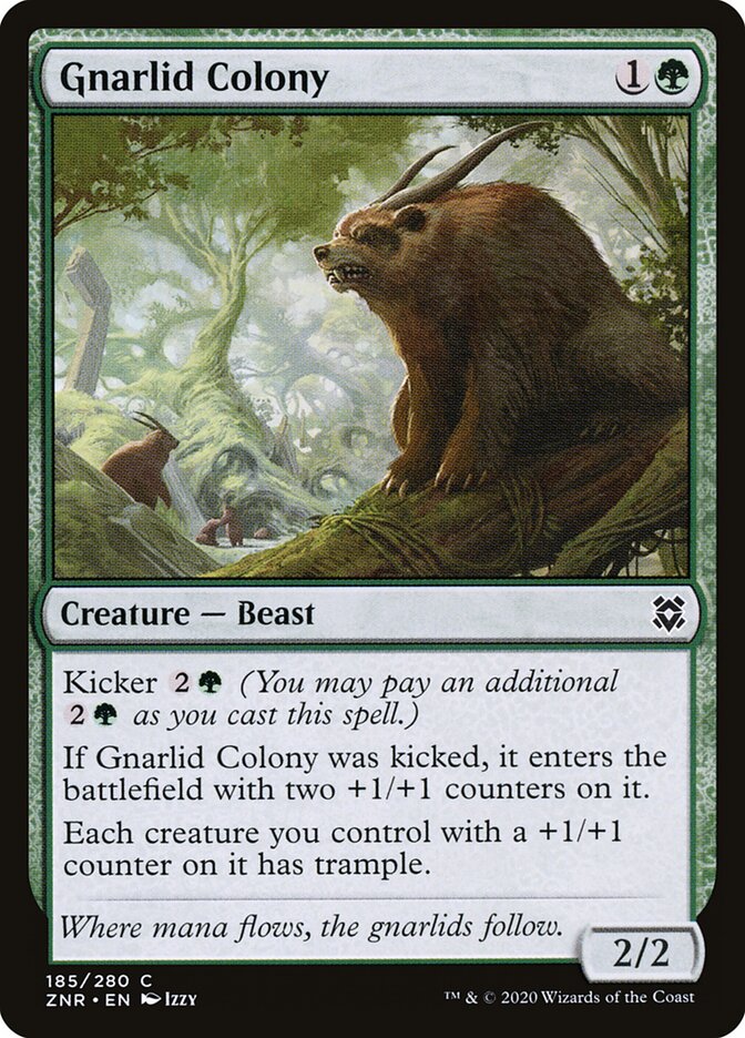 Gnarlid Colony (185) - Zendikar Rising (ZNR)