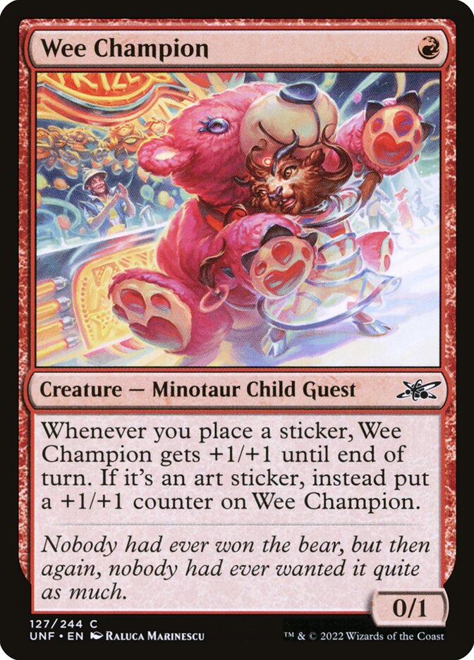 Wee Champion (127) - Unfinity (UNF)