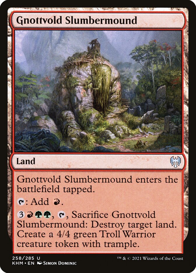 Gnottvold Slumbermound (258) - Kaldheim (KHM)
