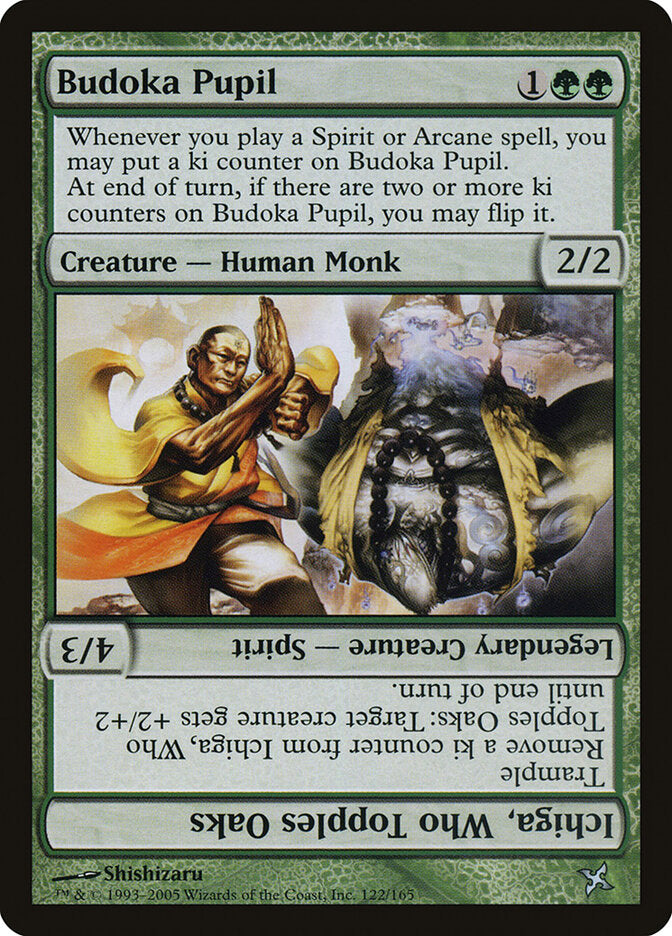 Budoka Pupil // Ichiga, Who Topples Oaks (122) - Betrayers of Kamigawa (BOK)