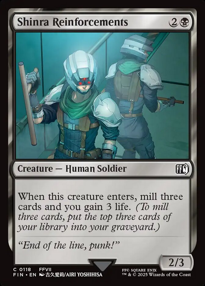 Shinra Reinforcements (118) - [Foil] Final Fantasy (FIN)