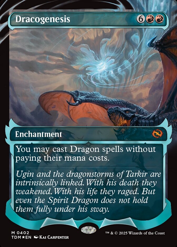 Dracogenesis (402) - [Foil, Showcase] Tarkir: Dragonstorm (TDM)