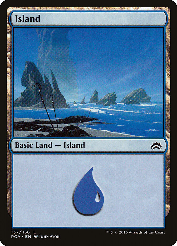 Island (137) - Planechase Anthology (PCA)