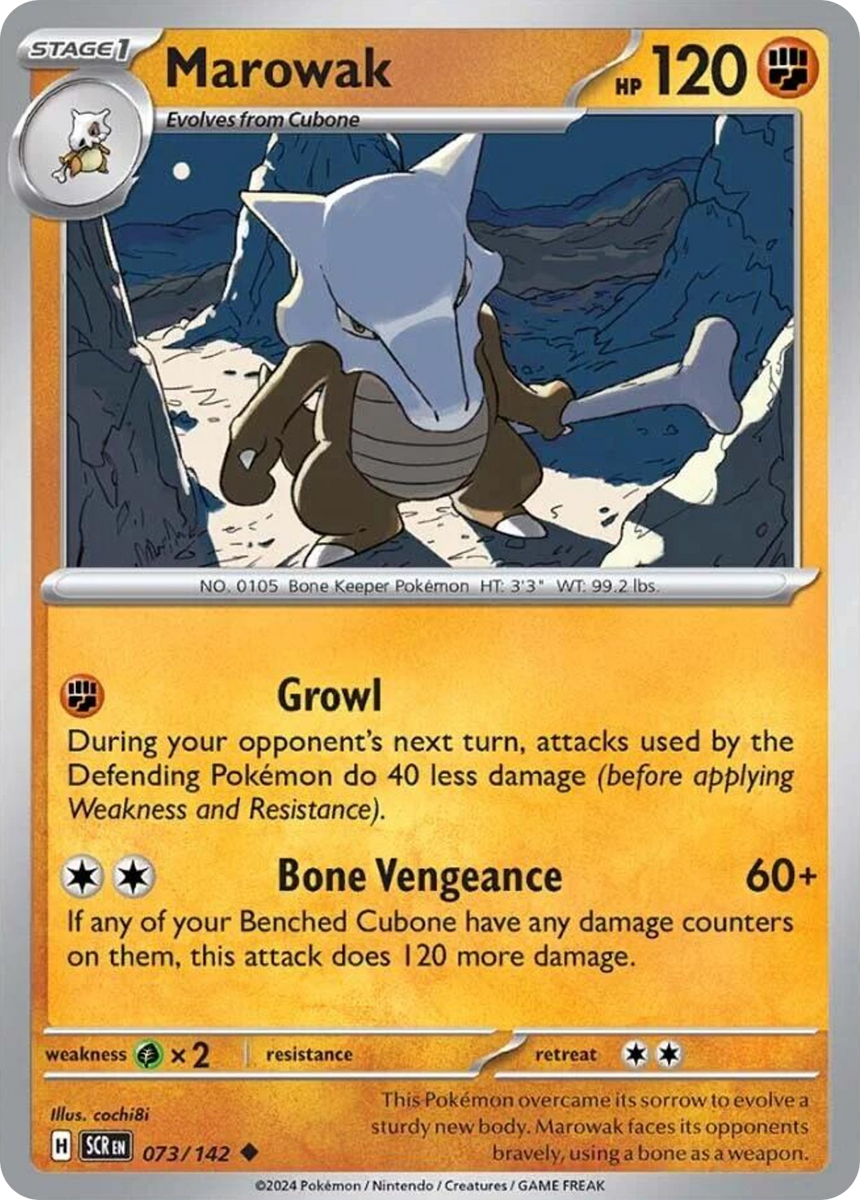 Marowak (73/142) - Stellar Crown (SCR)