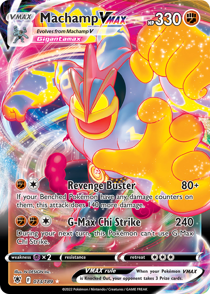 Machamp VMAX (73/189) - [Holo Foil] Astral Radiance (ASR)