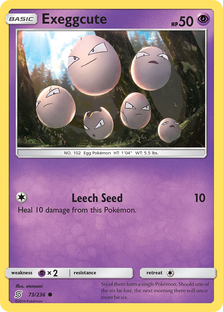 Exeggcute (73/236) - [Reverse Holo] Unified Minds (UNM)