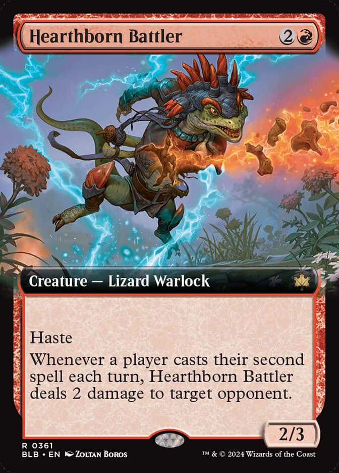 Hearthborn Battler - [Foil, Extended Art] Bloomburrow (BLB)