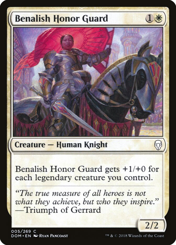 Benalish Honor Guard (5) - Dominaria (DOM)
