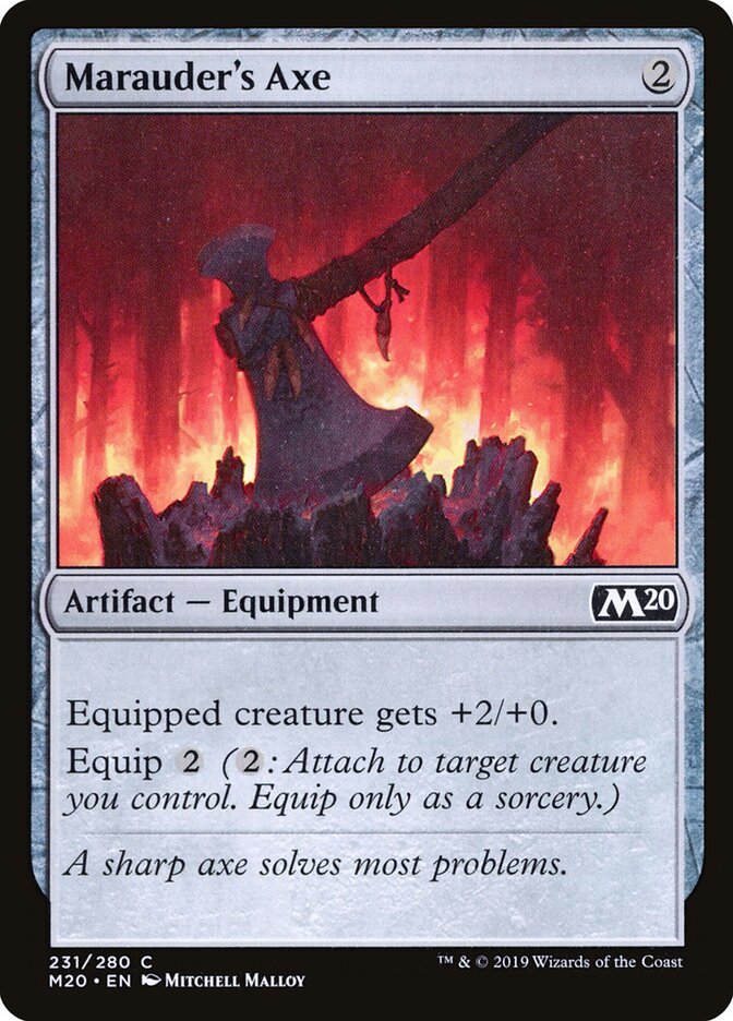 Marauder's Axe (231) - Core Set 2020 (M20)