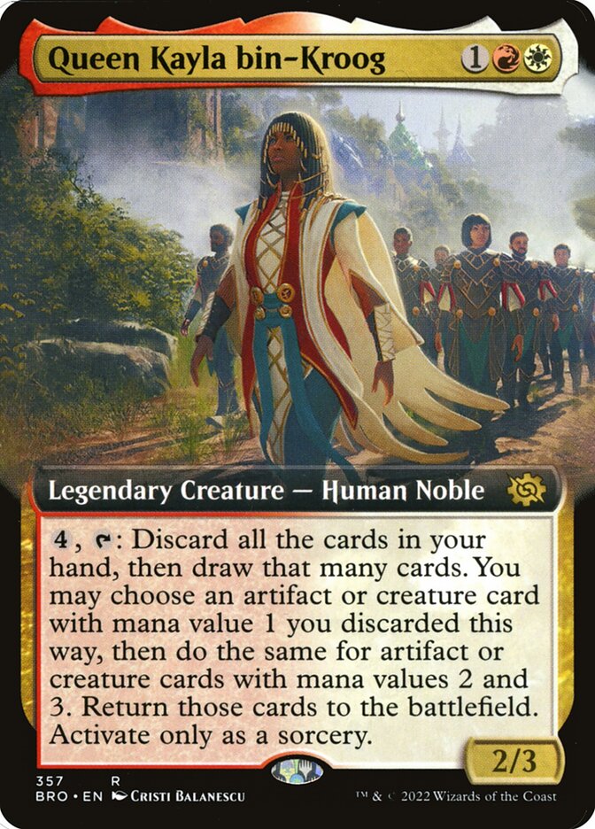 Queen Kayla bin-Kroog (357) - The Brothers' War (BRO)