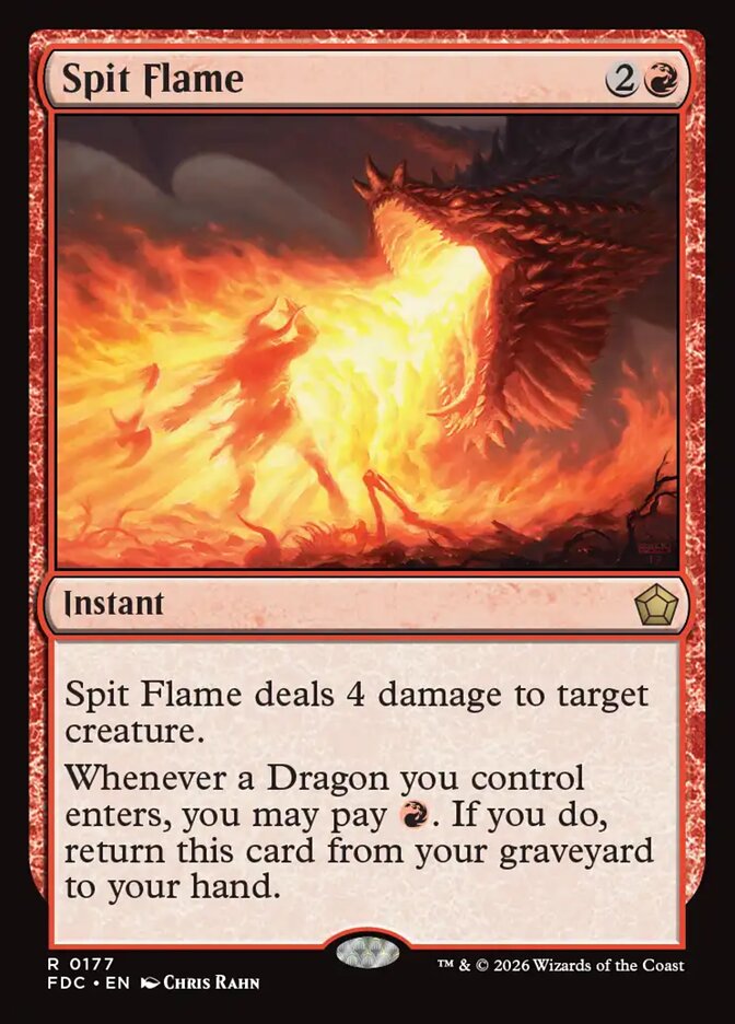 Spit Flame (177) - Foundations Commander (FDC)
